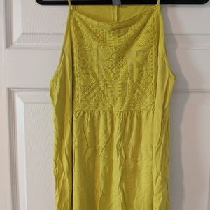 L Yellow/Green Old Navy Tank Top